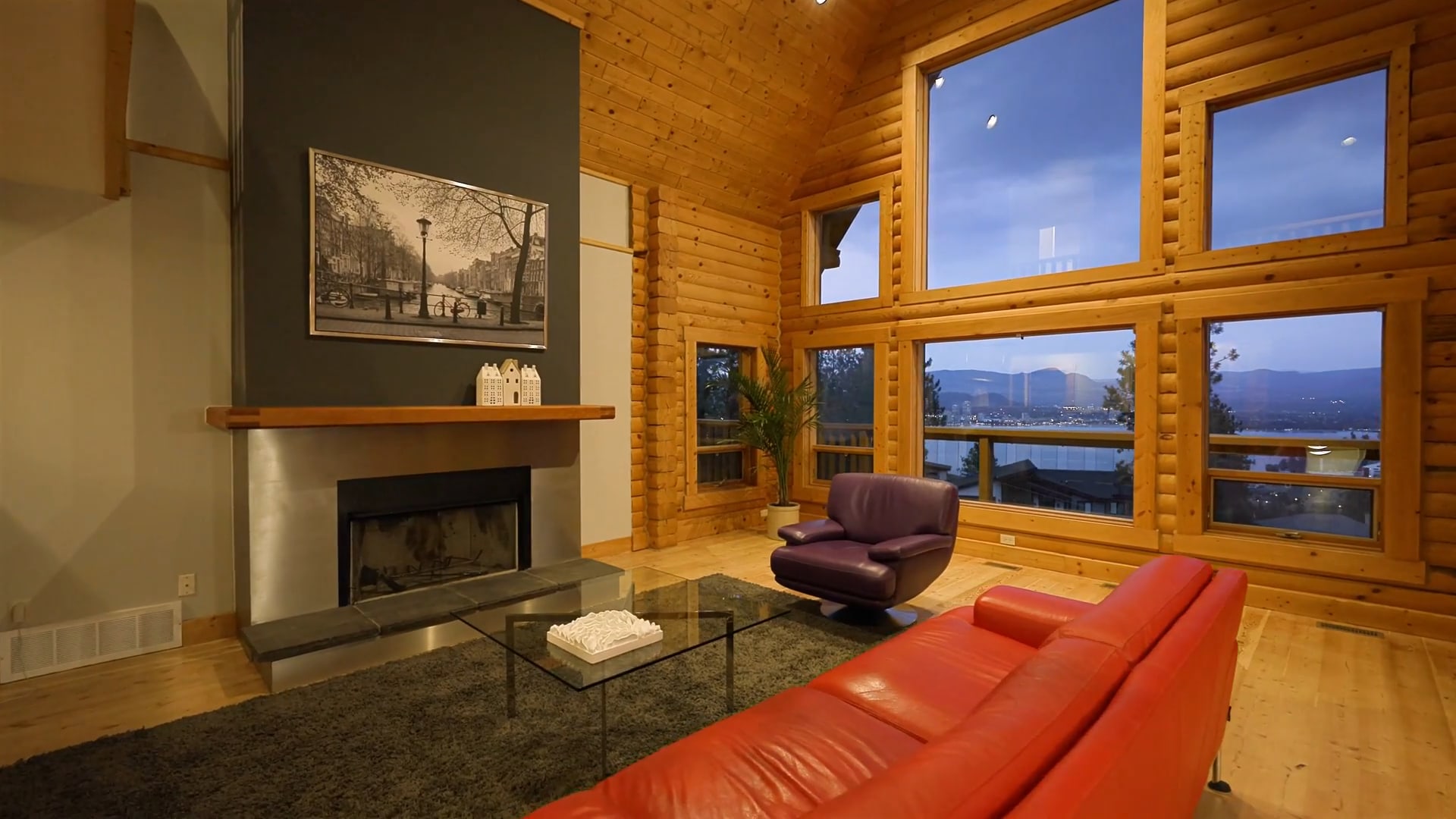 1469 Vancouver Road, West Kelowna: living room fireplace